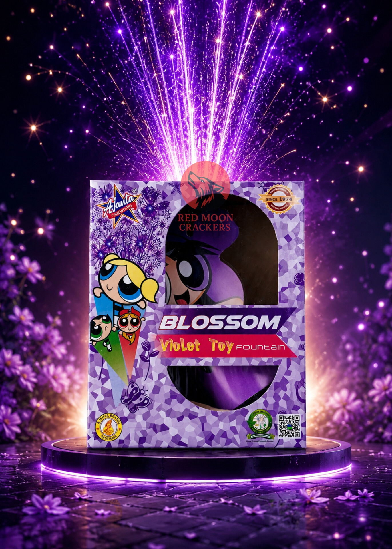 BLOSSOM  (Violet Fountain)