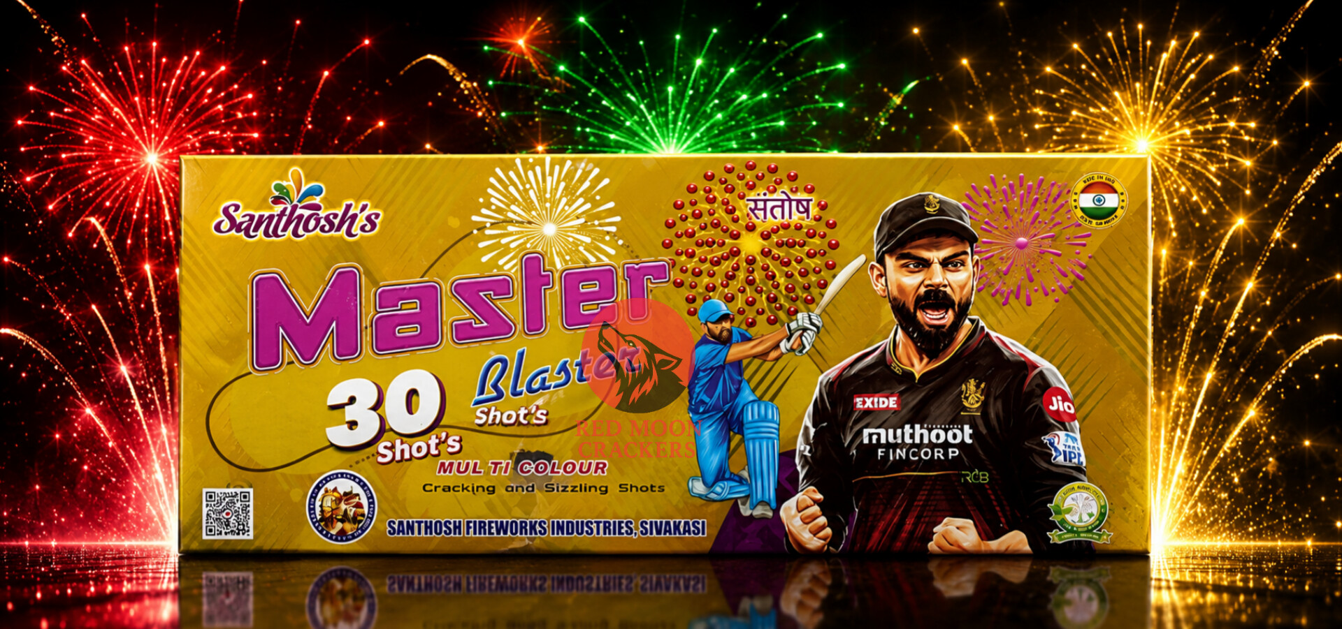 30 SHOT MULTI COLOUR SANTHOSH