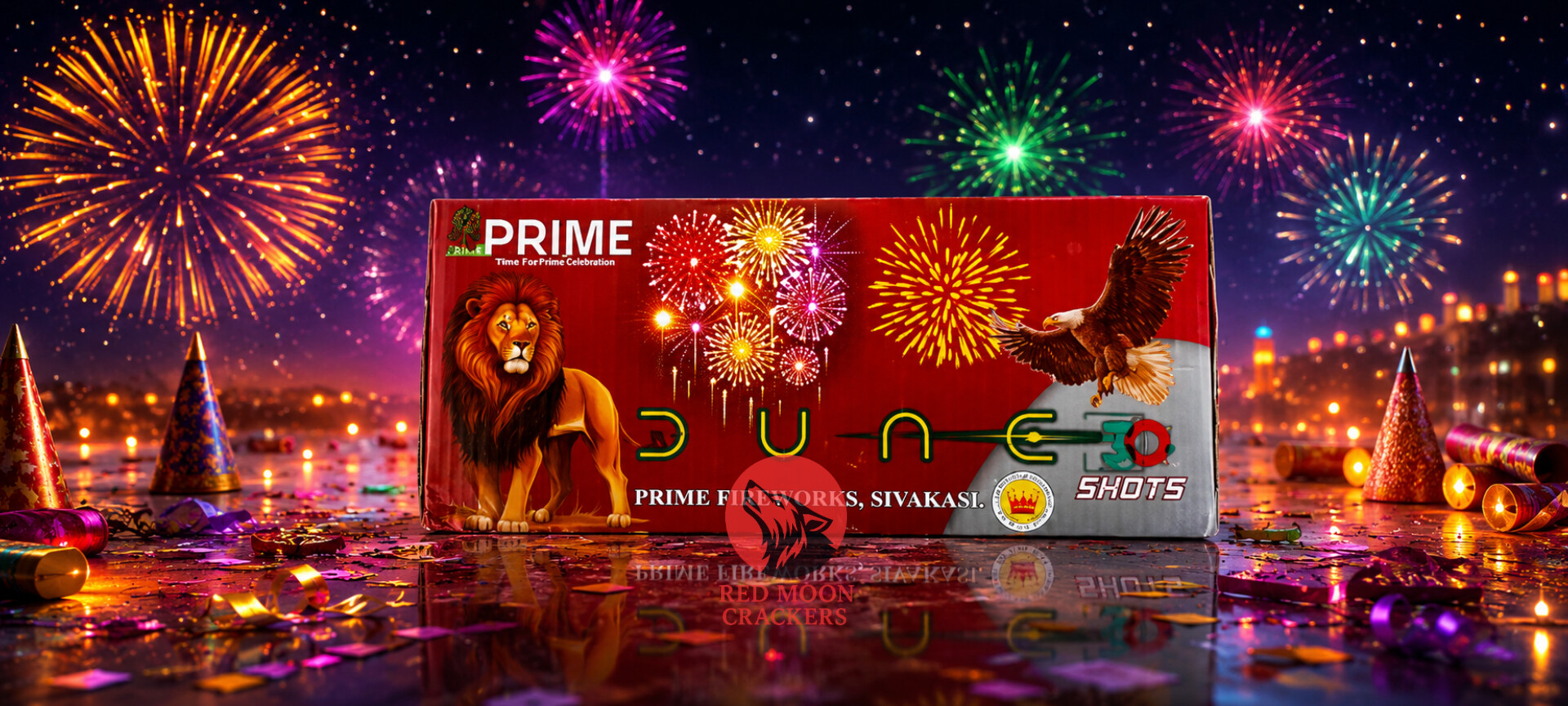 30 SHOTS MULTI COLOUR PRIME