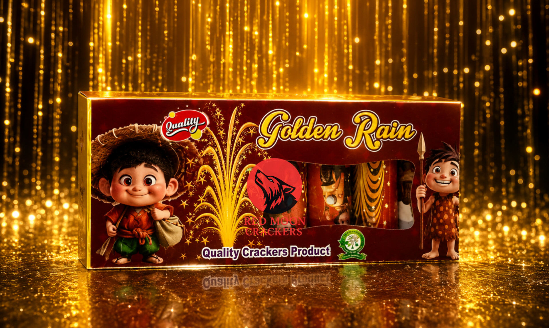 Golden Rain (5 Pcs)